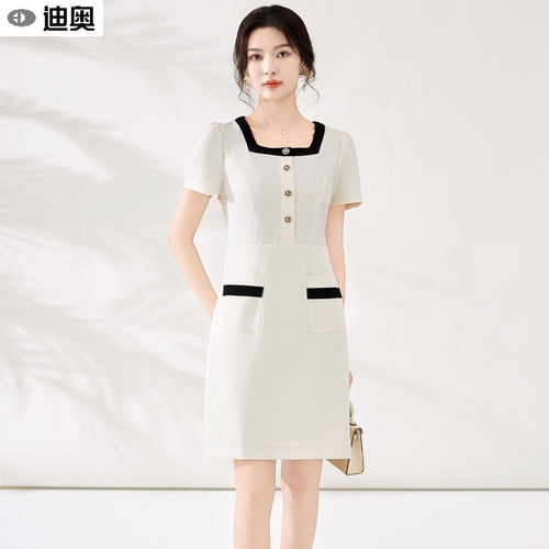 迪奥经典名媛气质连衣裙官方新品