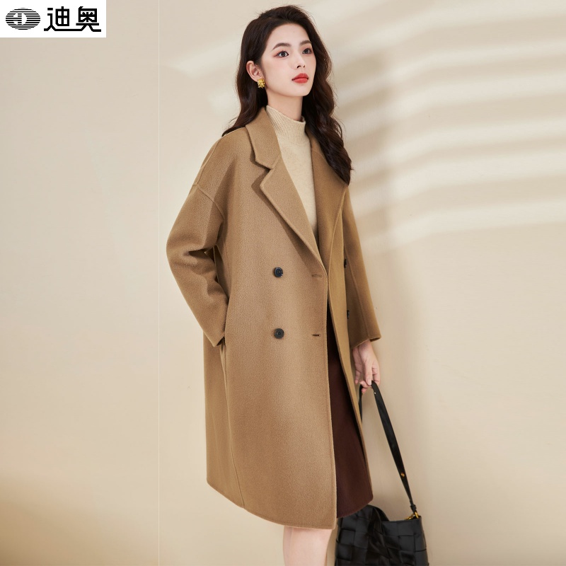 迪奥25秋冬100%高品质羊毛呢外套