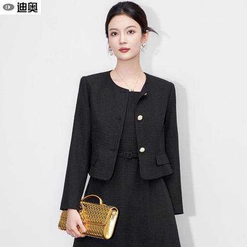 迪奥国际一线大牌小香风外短套女