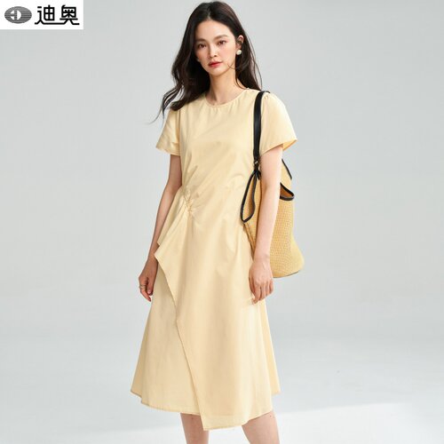 迪奥清新甜美通勤休闲夏季连衣裙