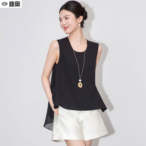 迪奥高级感显瘦百搭背心T恤短袖