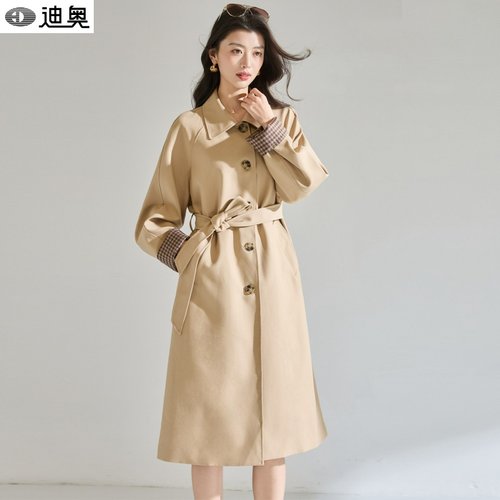 迪奥女士风衣中长款高级感大衣女