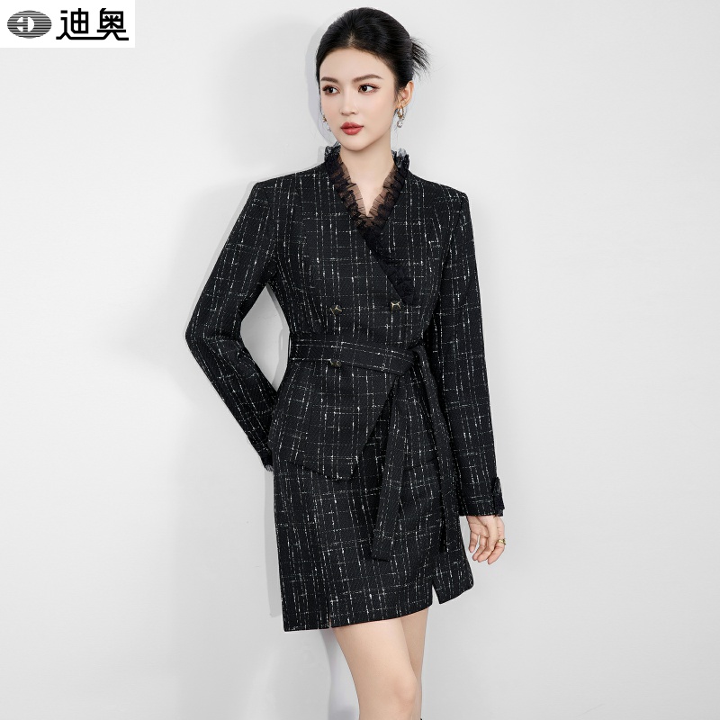 迪奥高级感时髦洋气两件套装裙女