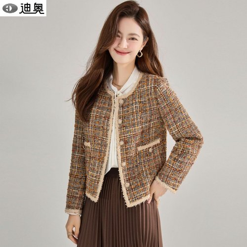 迪奥高奢法式小香风外套女小个子