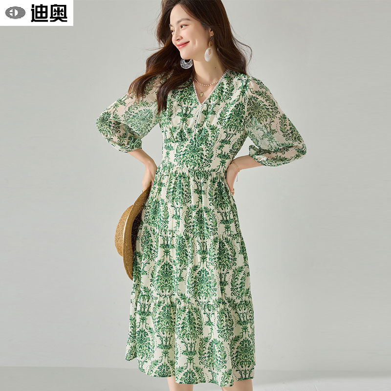 迪奥今年流行爆款连衣裙夏天裙子