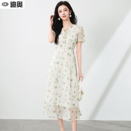 迪奥超好看连衣裙甜美优雅A字裙