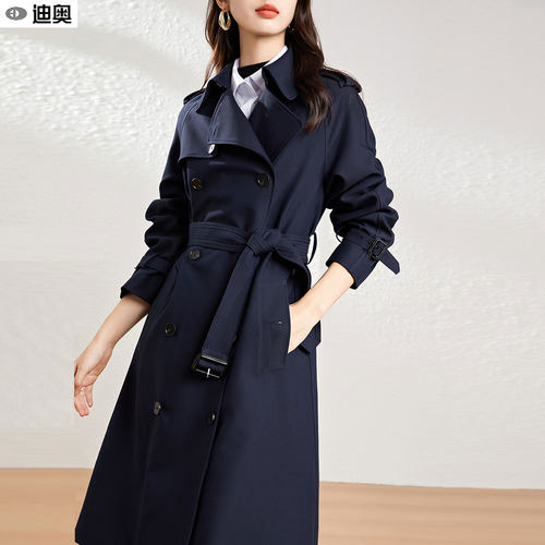 中长款风衣外套女2026新款