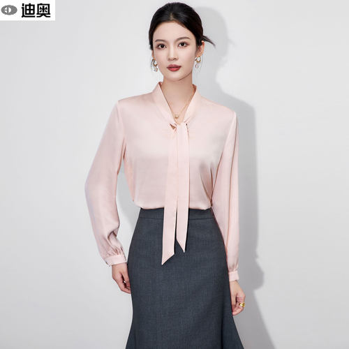 迪奥轻奢时尚法式衬衫女显瘦衬衣