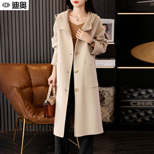 迪奥高级感气质通勤大牌毛呢大衣
