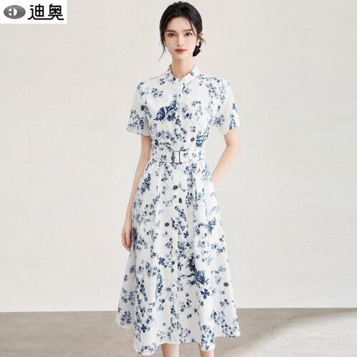 迪奥法式度假风连衣裙漂亮裙子夏