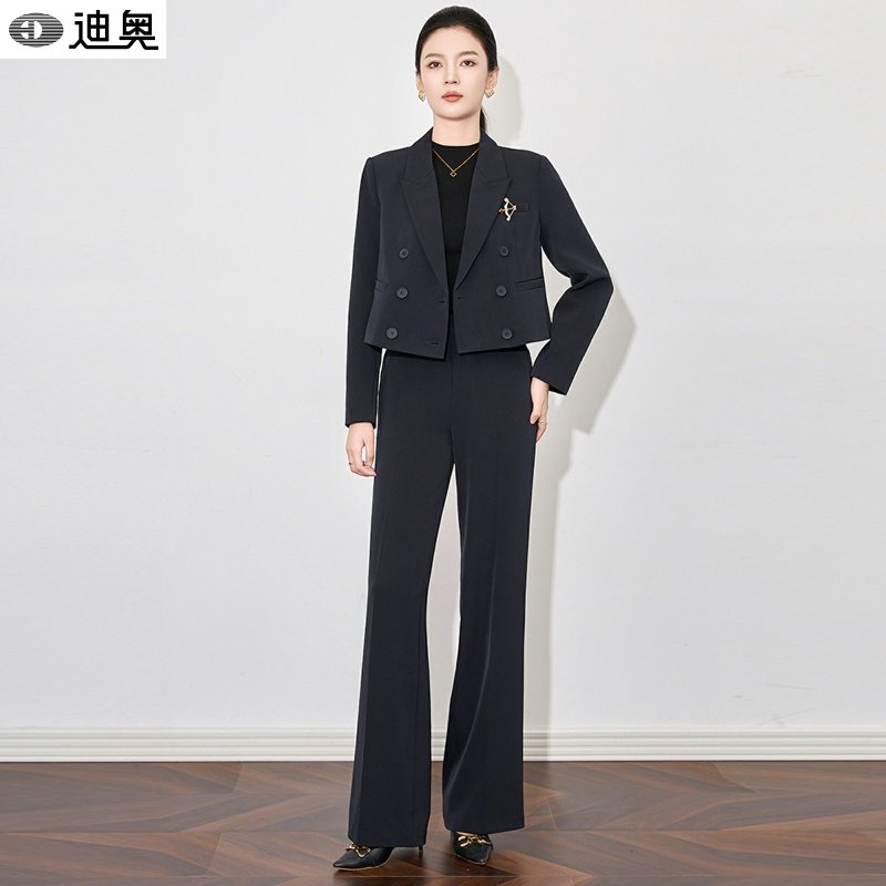 迪奥职业西服套装女高端气质轻熟女神范外套直筒阔腿长裤休闲正装,女装/女士精品,时尚套装,淘宝优惠券,粉丝福利购,淘宝优惠卷