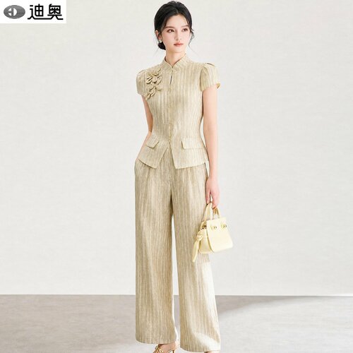 迪奥轻奢复古优雅气质两件套装女