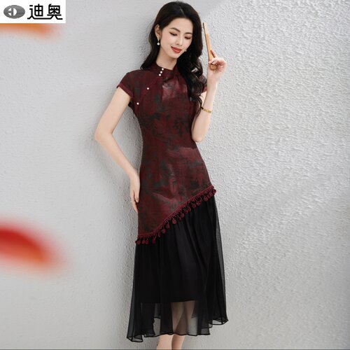迪奥绝美不撞款连衣裙真丝连衣裙