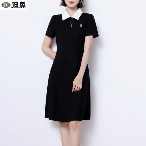 迪奥夏季连衣裙时尚藏肉遮胯裙子