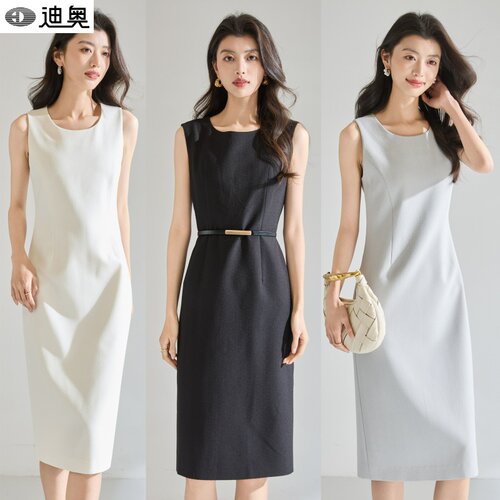 迪奥小香风连衣裙干练优雅行政裙