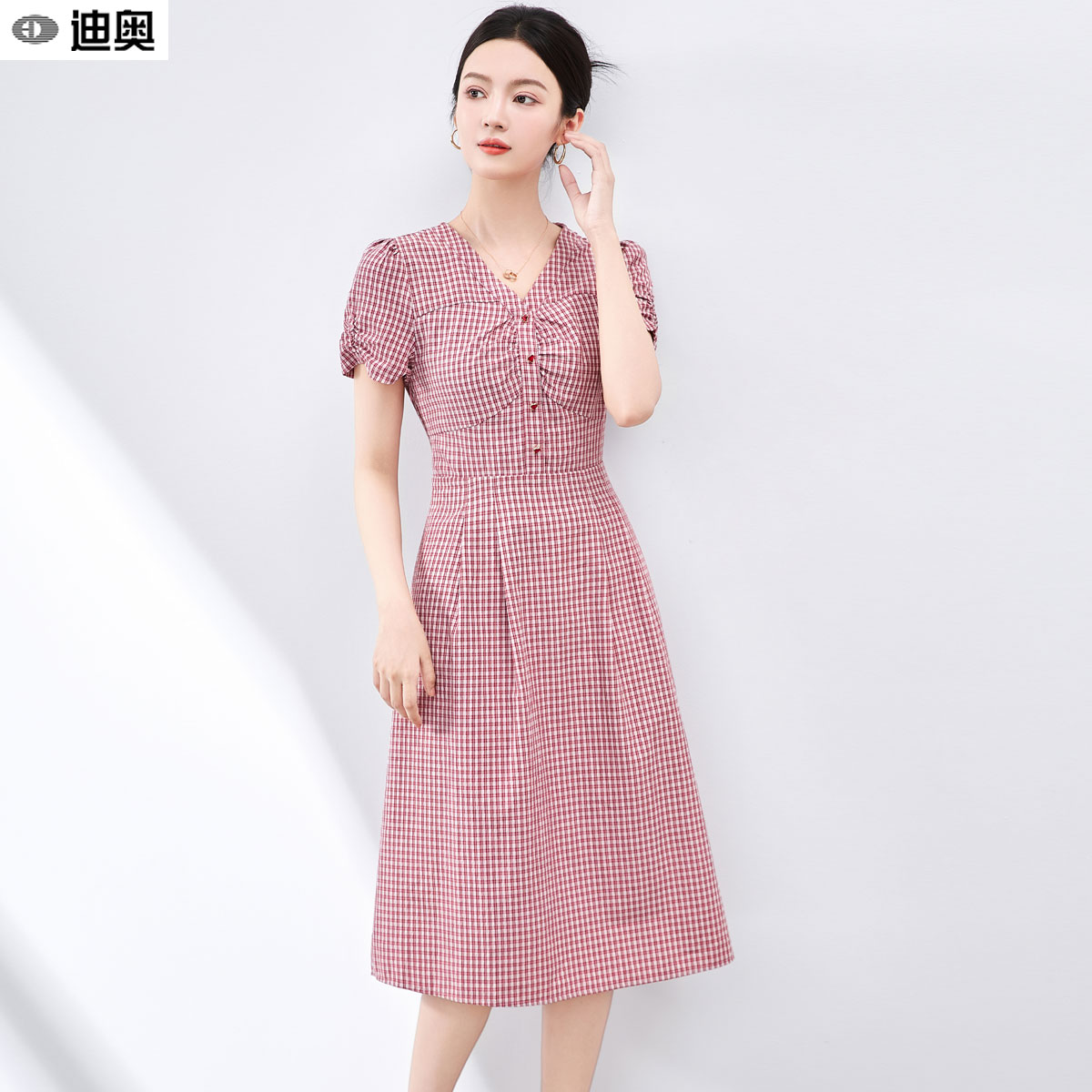 迪奥度假氛围感连衣裙漂亮中长裙