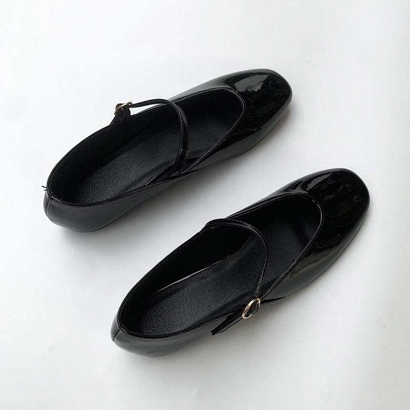 2025新款软底法式黑色玛丽珍单鞋女夏季仙女方扣平底方头芭蕾鞋女,女鞋,玛丽珍鞋,淘宝优惠券,粉丝福利购,淘宝优惠卷