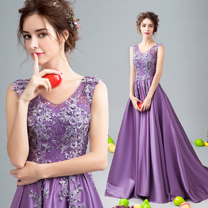 Purple bride wedding dresses wedding evening wedding wedding dress