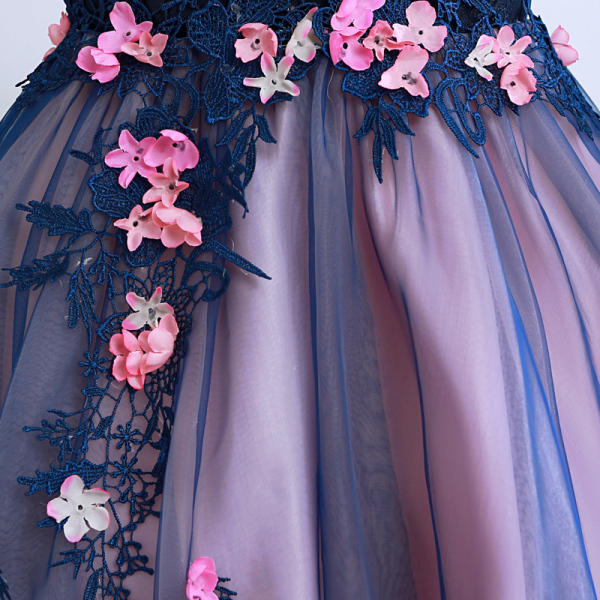 Blue glaze dinner party annual meeting birthday party show host dress