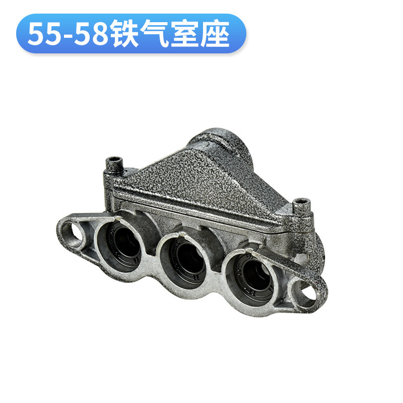 55型58型家商两用皮带式洗车机泵头总成全铜高压清洗机水泵头配件