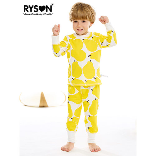 RYSON莫代尔棉A类黄梨家居服套装