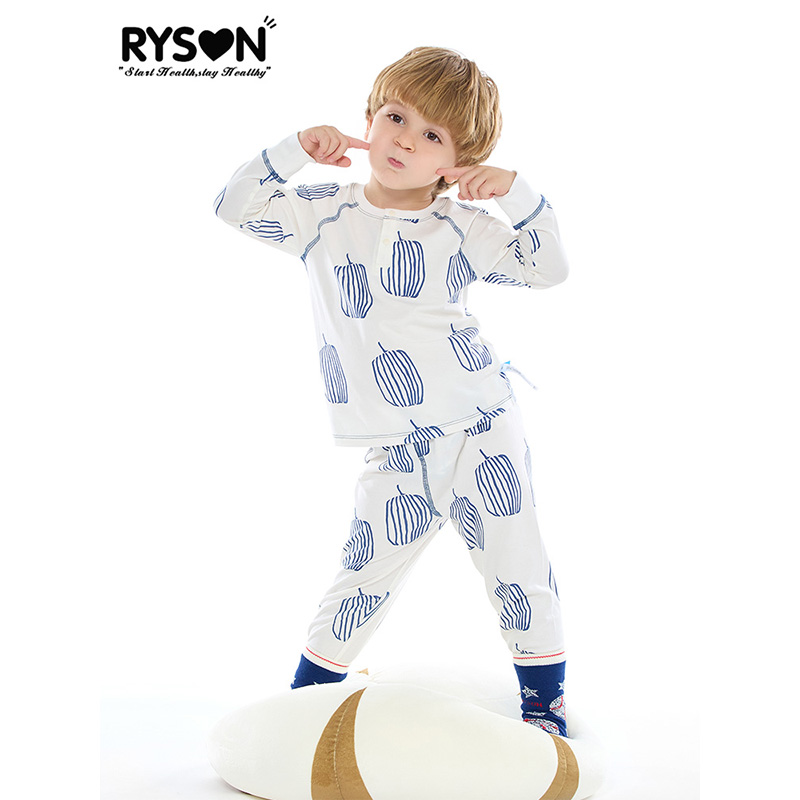 a类儿童睡衣莫代尔棉春夏空调服