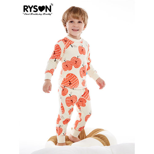 RYSON橘苹果羊毛棉a类家居服套装