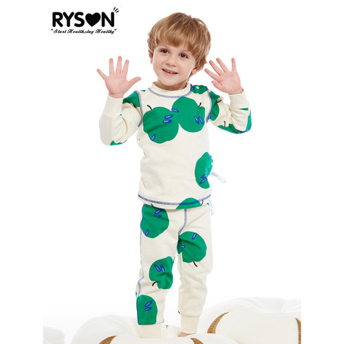 RYSON绿苹果a类羊毛棉家居服套装