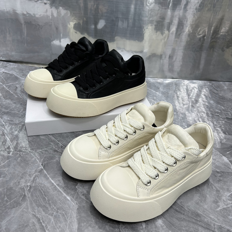 系带休闲小白鞋百搭厚底