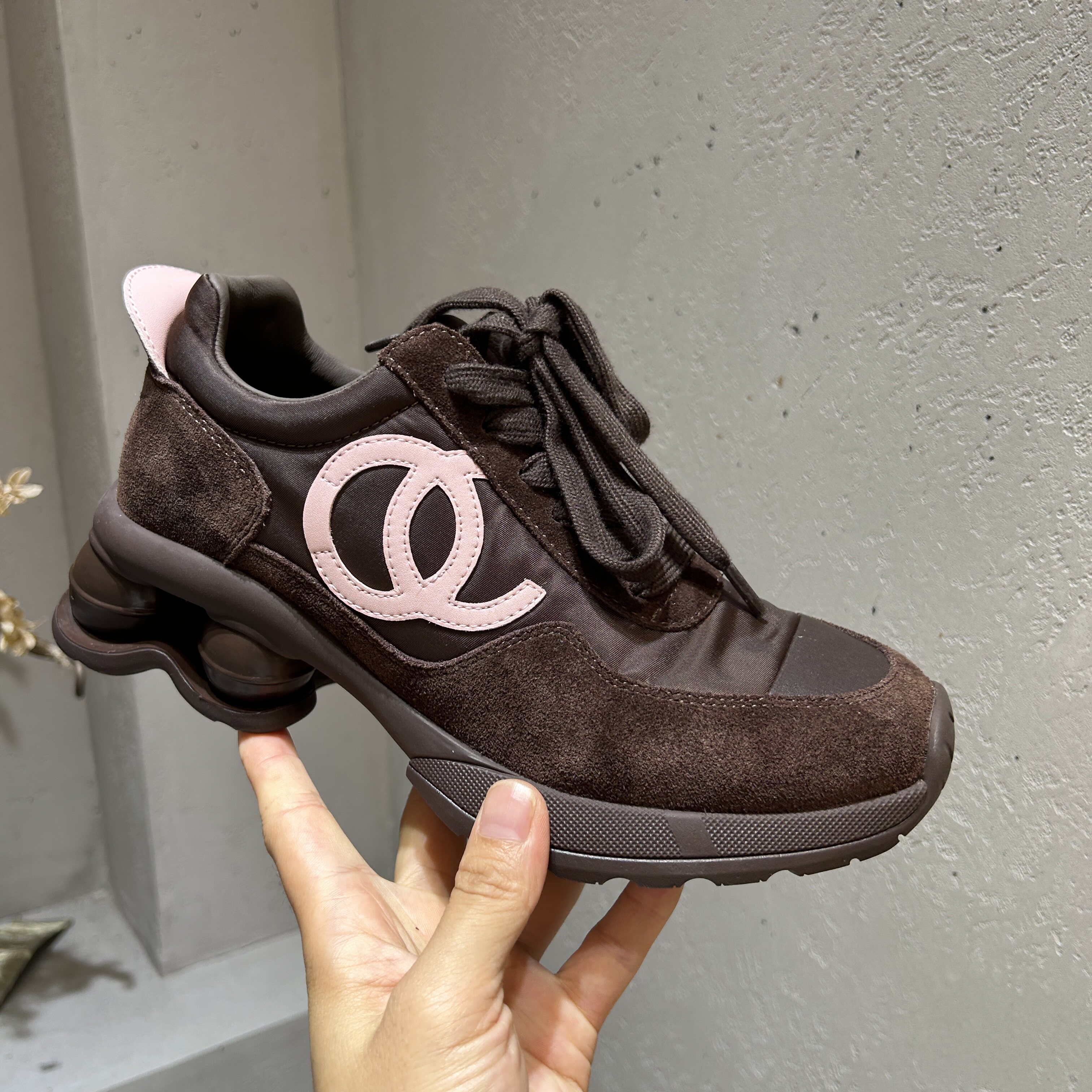 乐魔真皮厚底系带女德训鞋百搭图片