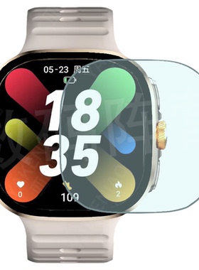 适用真匠m99 阔屏儿童电话手表钢化膜玻璃保护膜贴膜硬膜防摔碰件