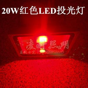 12V20WLED红色投光灯24V20W红光LED投光灯220V20Wled投光灯投射灯 家装灯饰光源 其它灯具灯饰 原图主图