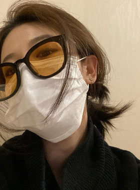 新款墨镜韩版男潮街拍女黄色偏光