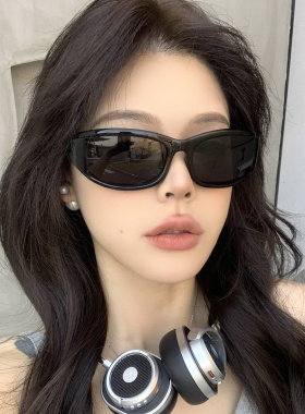 复古黑色骑行登山护目墨镜男女潮