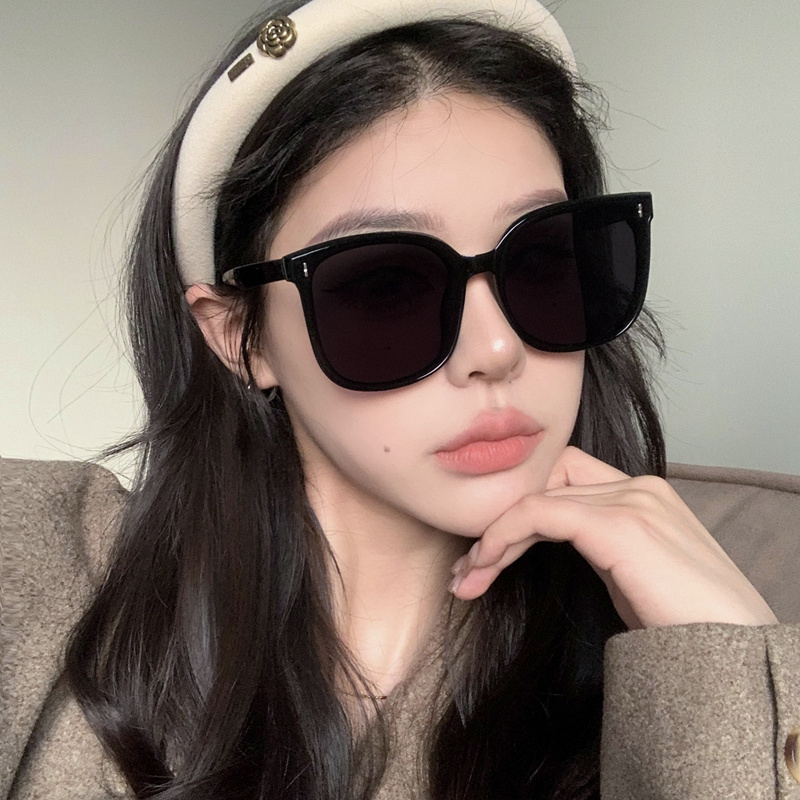 gm新款墨镜韩版女潮大框大脸显瘦偏光防紫外线太阳镜街拍防晒眼镜