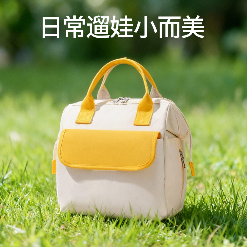 妈咪包母婴外出轻便妈妈提包出门便携包包婴儿宝宝收纳带娃手提袋