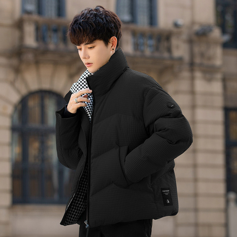 男士新款轻薄羽绒服短款90白鸭绒2025年潮牌外套青年棉衣冬季加厚