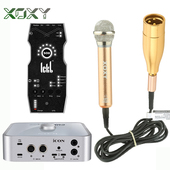 SO8声卡专用迷你麦克风48V艾肯直播喊麦唱歌烟嗓低音电容小话筒