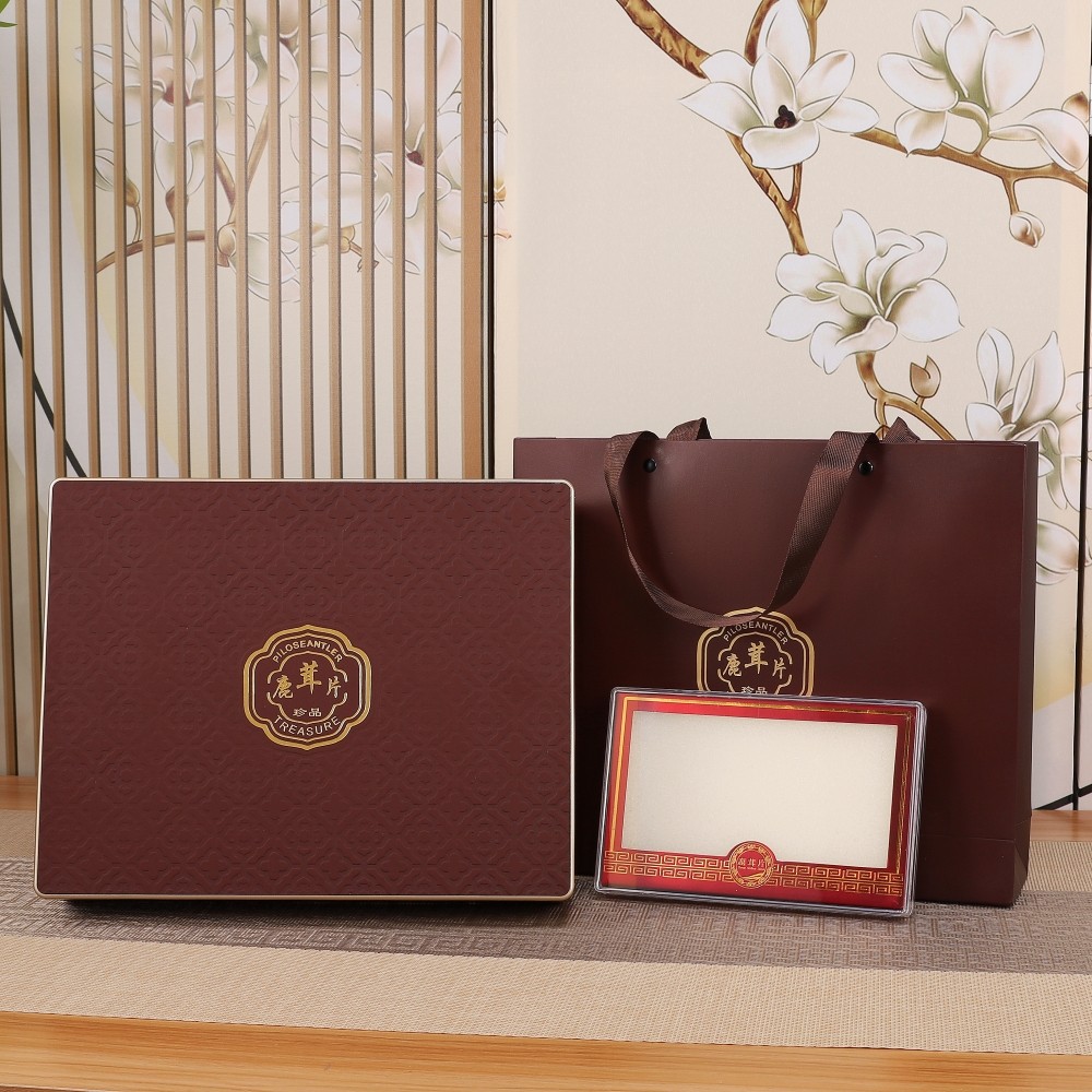 贴面鹿茸片包装盒25克50克单拼双拼梅花鹿茸片礼品盒手提袋空盒子,包装,礼品盒,淘宝优惠券,粉丝福利购,淘宝优惠卷