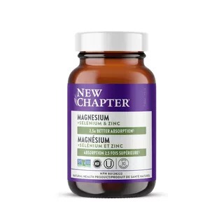 直邮 加拿大New Chapter新章镁锌硒矿物质片剂 30粒