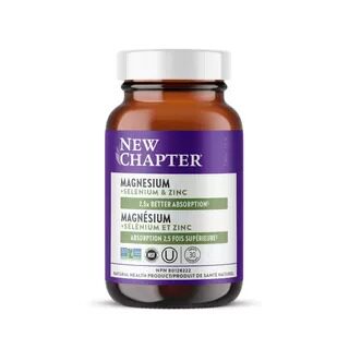 直邮 加拿大New Chapter新章镁锌硒矿物质片剂 30粒