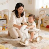 摇摇马木马儿童摇马溜溜车二合一摇摇车周岁宝宝婴儿玩具生日礼物