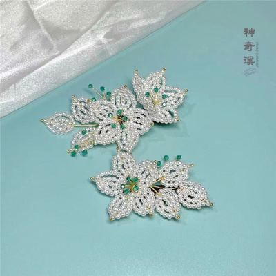 古风复原唐宋珠花簪子汉服配饰
