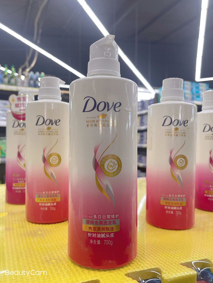 头皮去屑洗发水多芬清爽头皮止痒