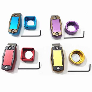 铝合金巧克夹强磁Taom圆形巧克粉夹枪粉夹擦粉夹磁性巧克袋巧克套