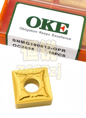 株洲OKE 大四方数控车刀片SNMG190612/190616-OPR OC2025加工钢件