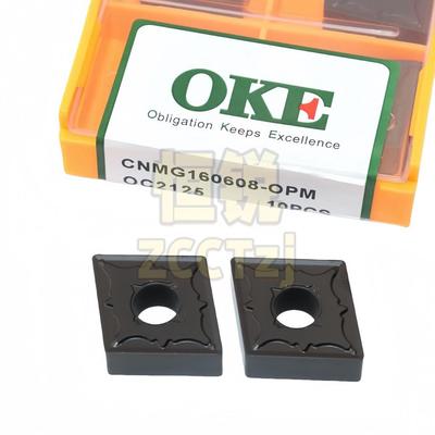 株洲OKE 大菱形数控车刀片CNMG160608-OPM OC2125 加工钢件 正品