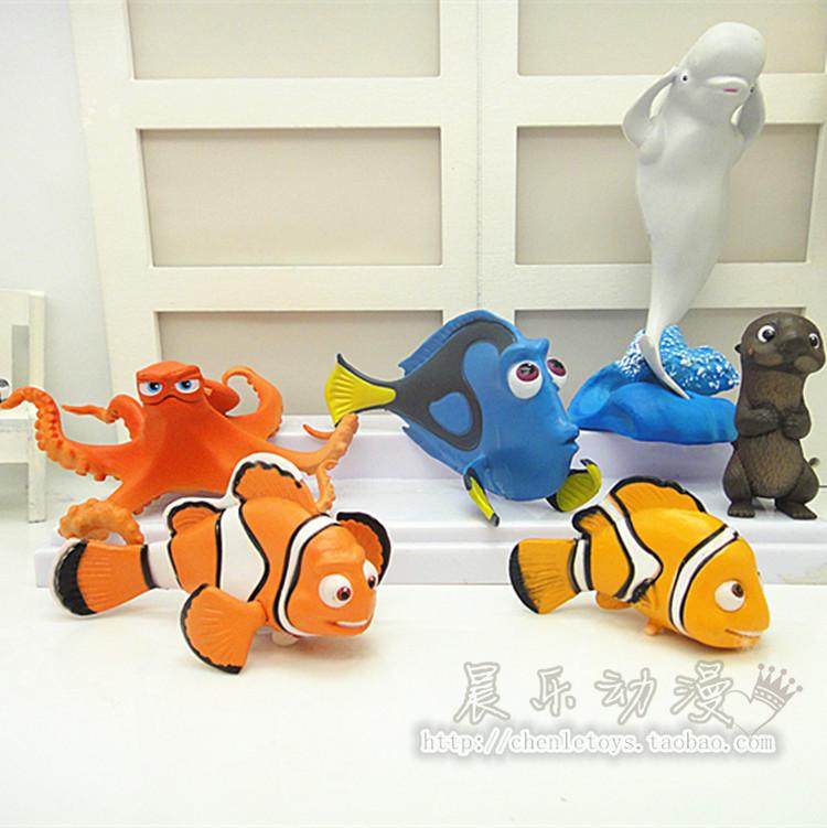 海底总动员2寻找多莉finding dory小丑鱼尼莫玩具公仔模型摆件