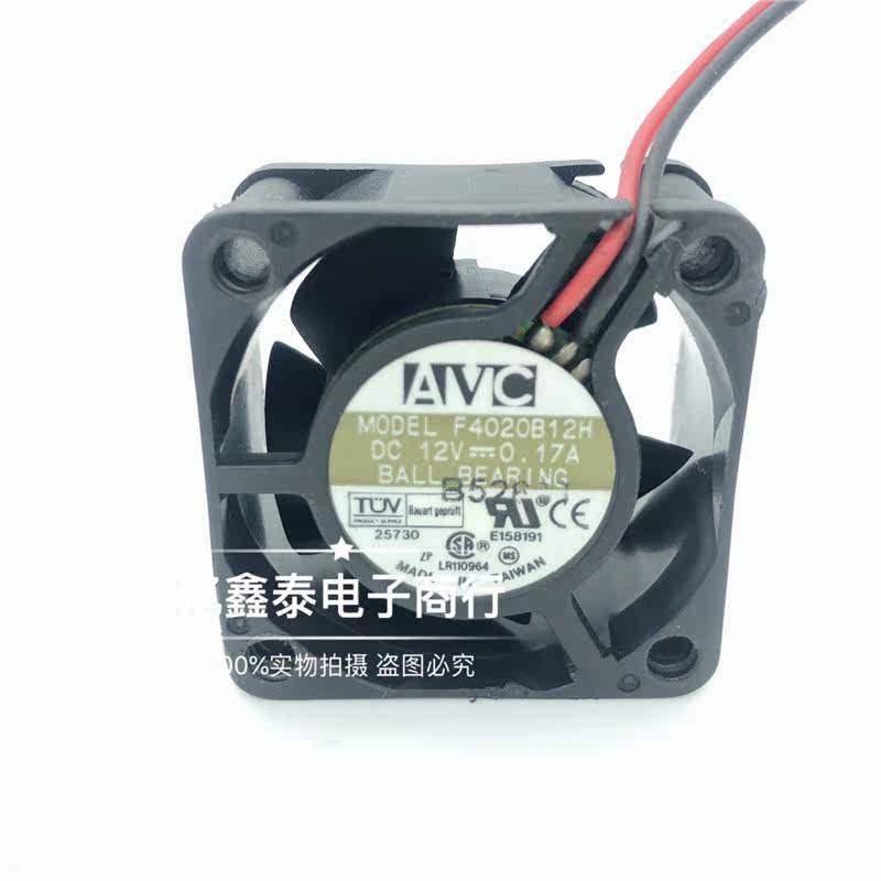 原装AVC DBTA0420B2L 4cm 4020 12V 0.17A pwm温控服务器散热风扇