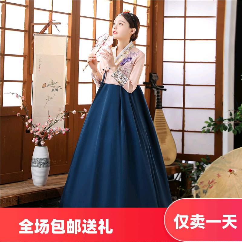 改良风韩服朝鲜新娘婚宴古装嫁衣